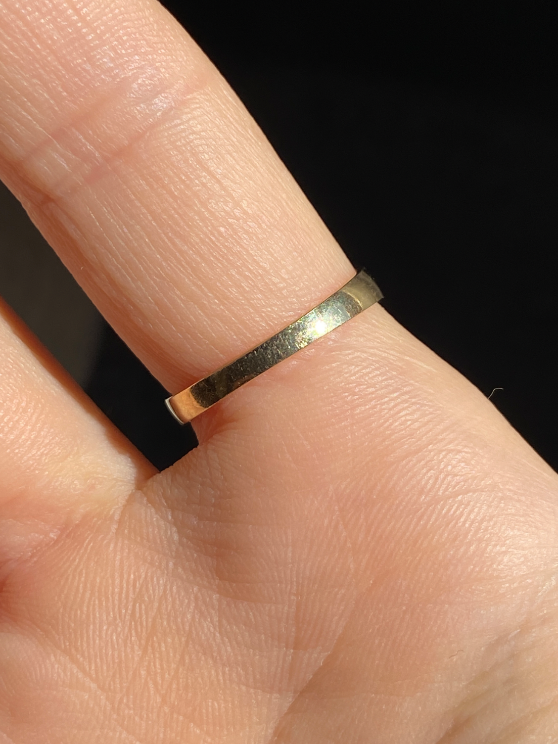 VINTAGE 14K GOLD SIGNET RING, SIZE 6