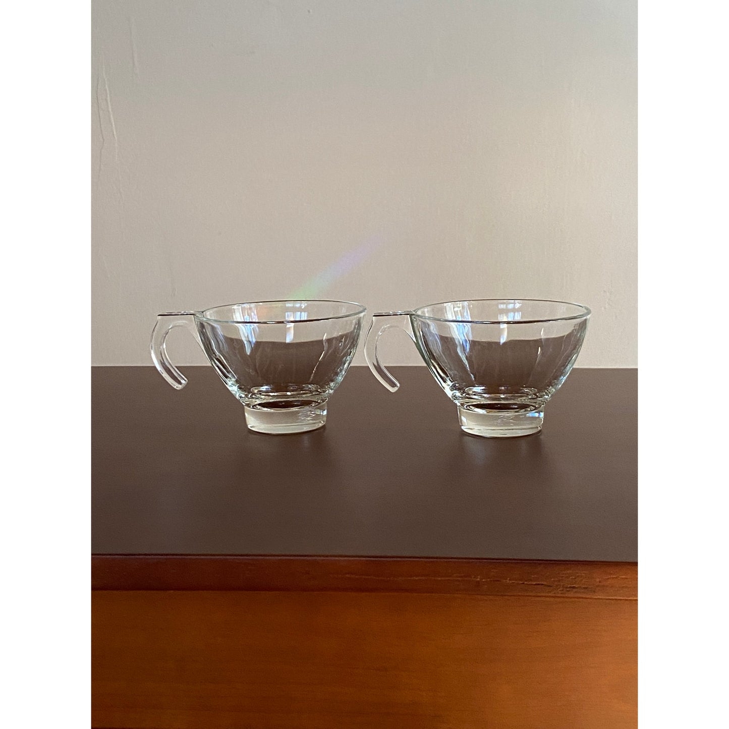 Vintage Punch Drinking Glasses, Set of 2