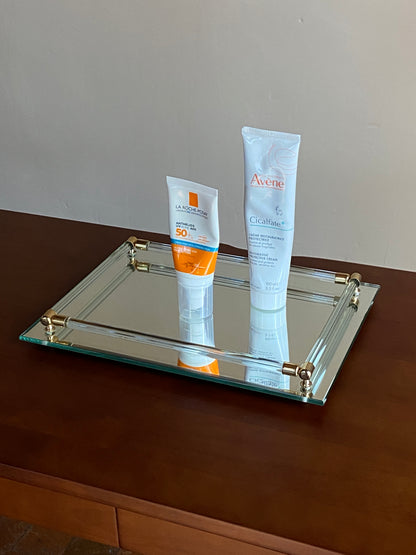 VINTAGE VANITY TRAY, 8"x11"