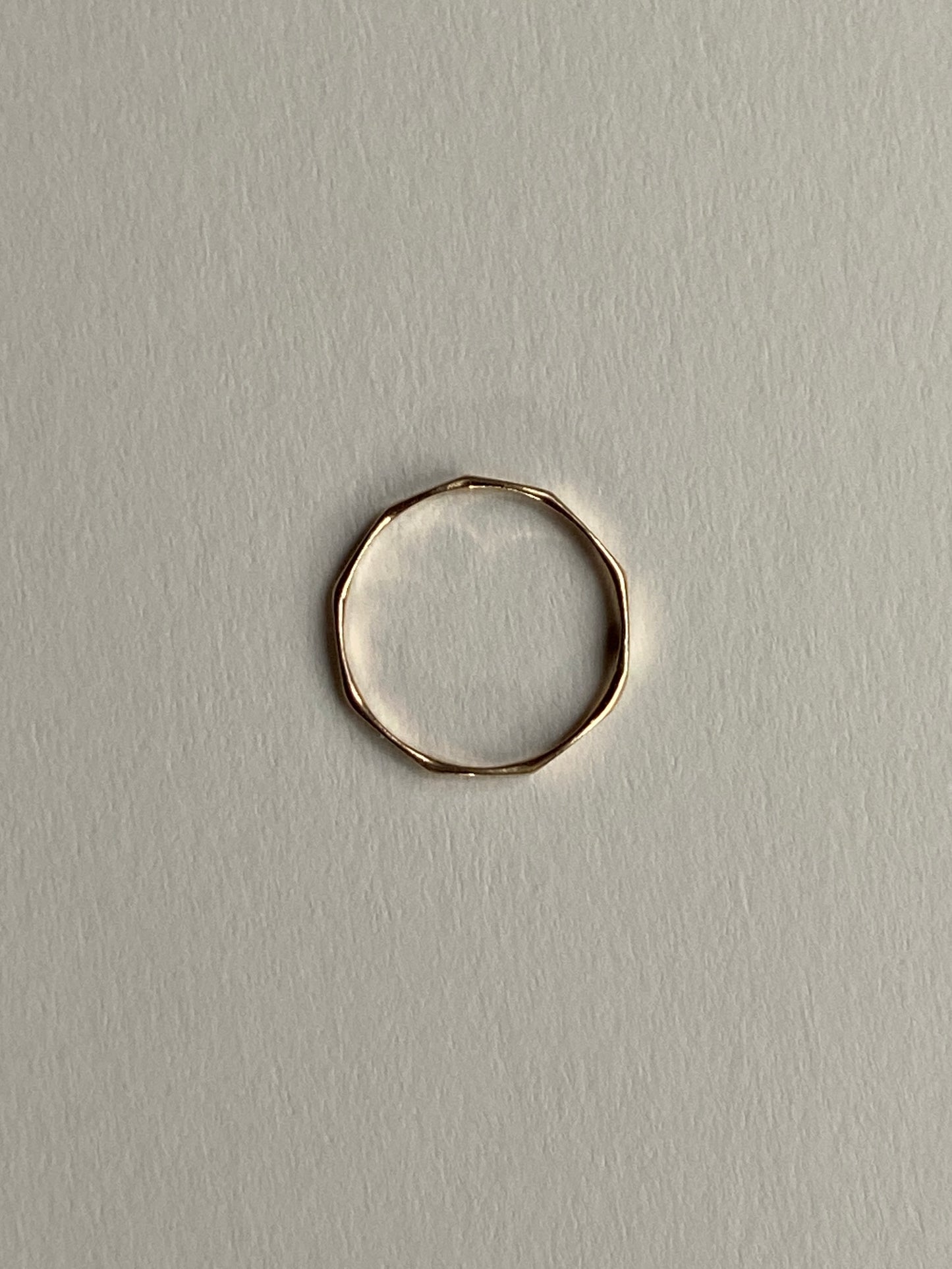Vintage 14K Solid Yellow Gold Band, Size 3