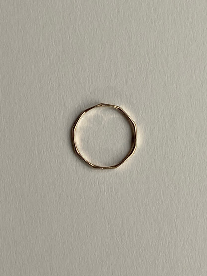 Vintage 14K Solid Yellow Gold Band, Size 3