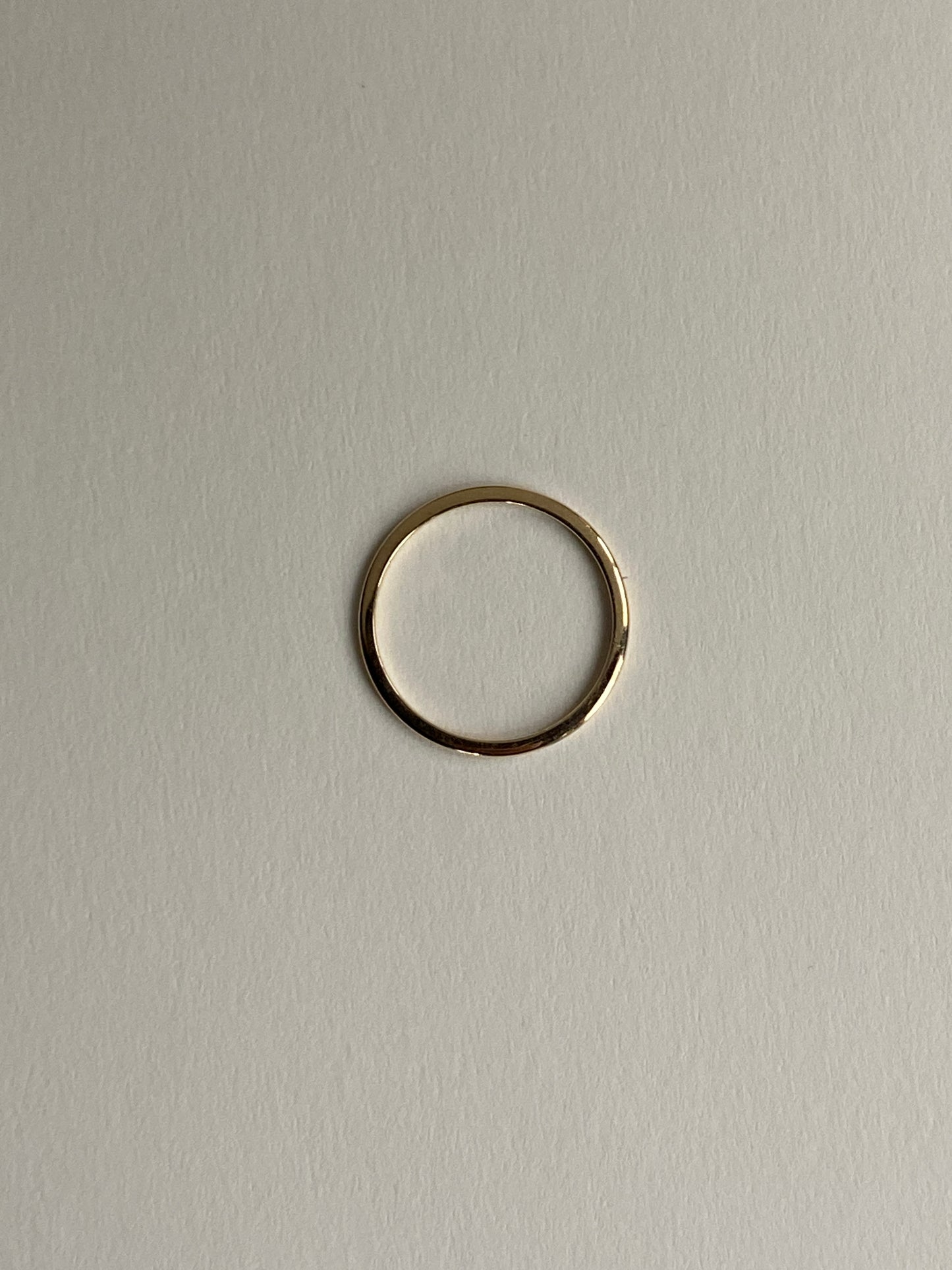 Vintage 14K Solid Yellow Gold Stacking Band, Size 6.25