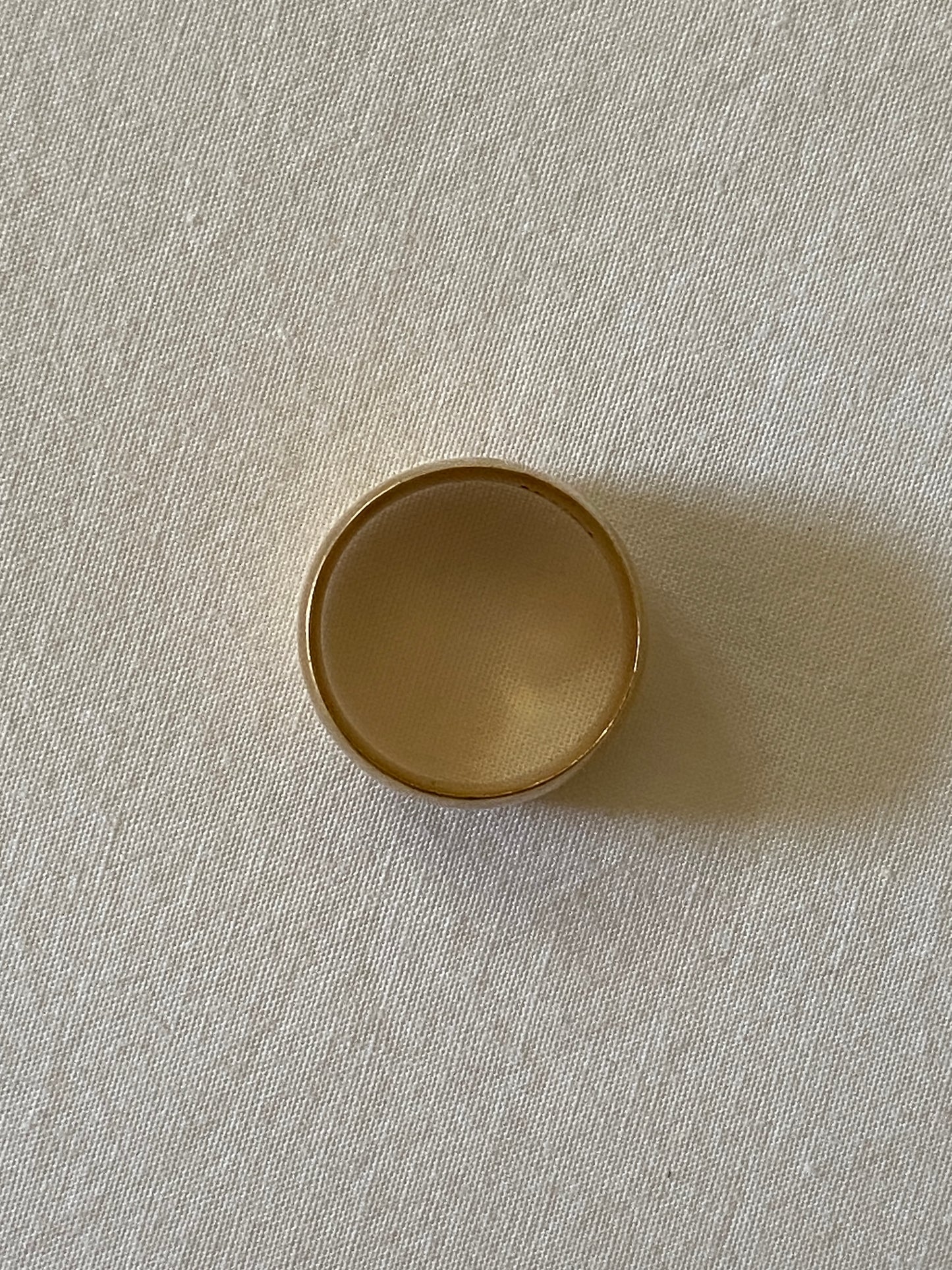 VINTAGE 14K GOLD CIGAR BAND, SIZE 8.25