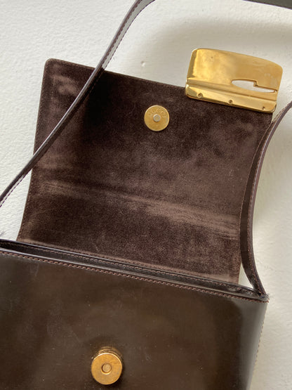 VINTAGE GUCCI PATENT LEATHER PURSE