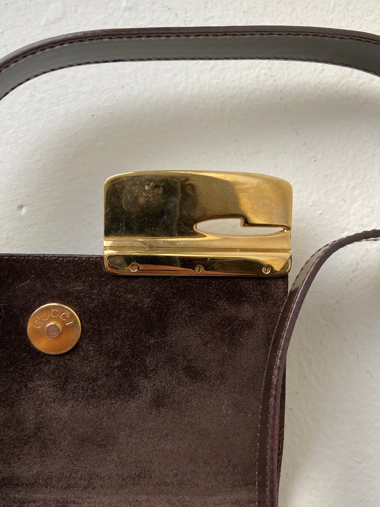 VINTAGE GUCCI PATENT LEATHER PURSE