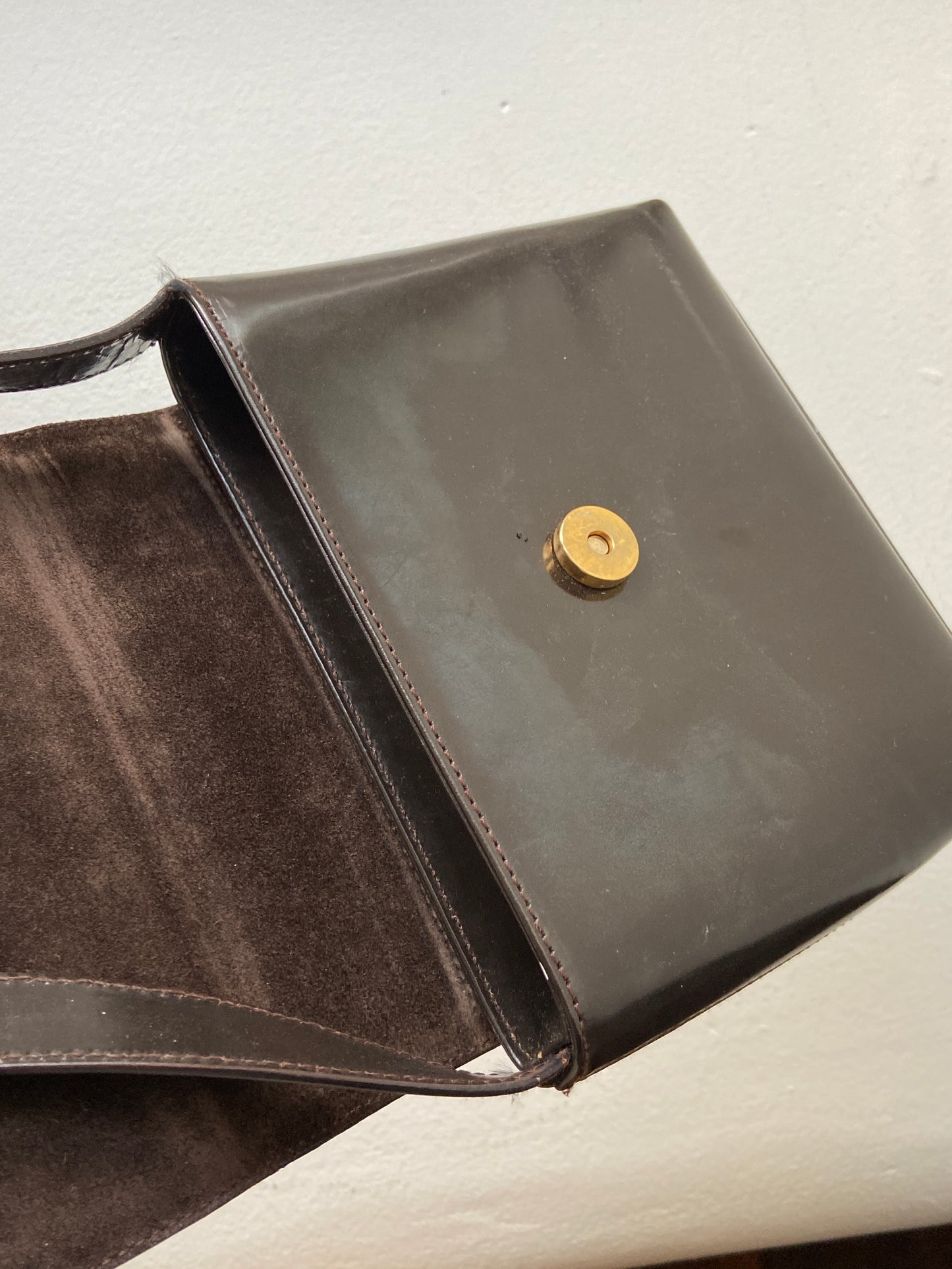 VINTAGE GUCCI PATENT LEATHER PURSE