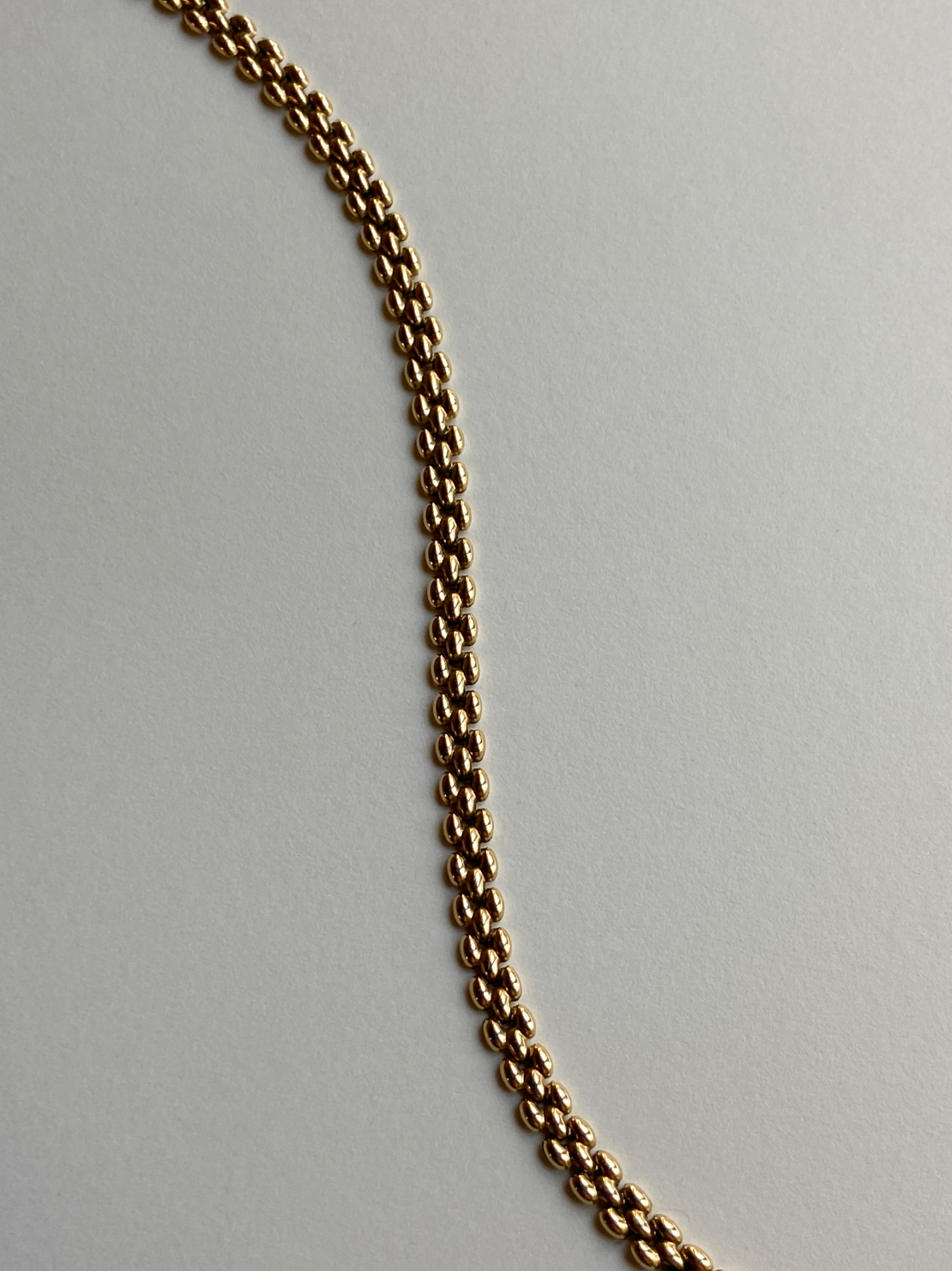Vintage 14K Solid Yellow Gold Panther Bracelet