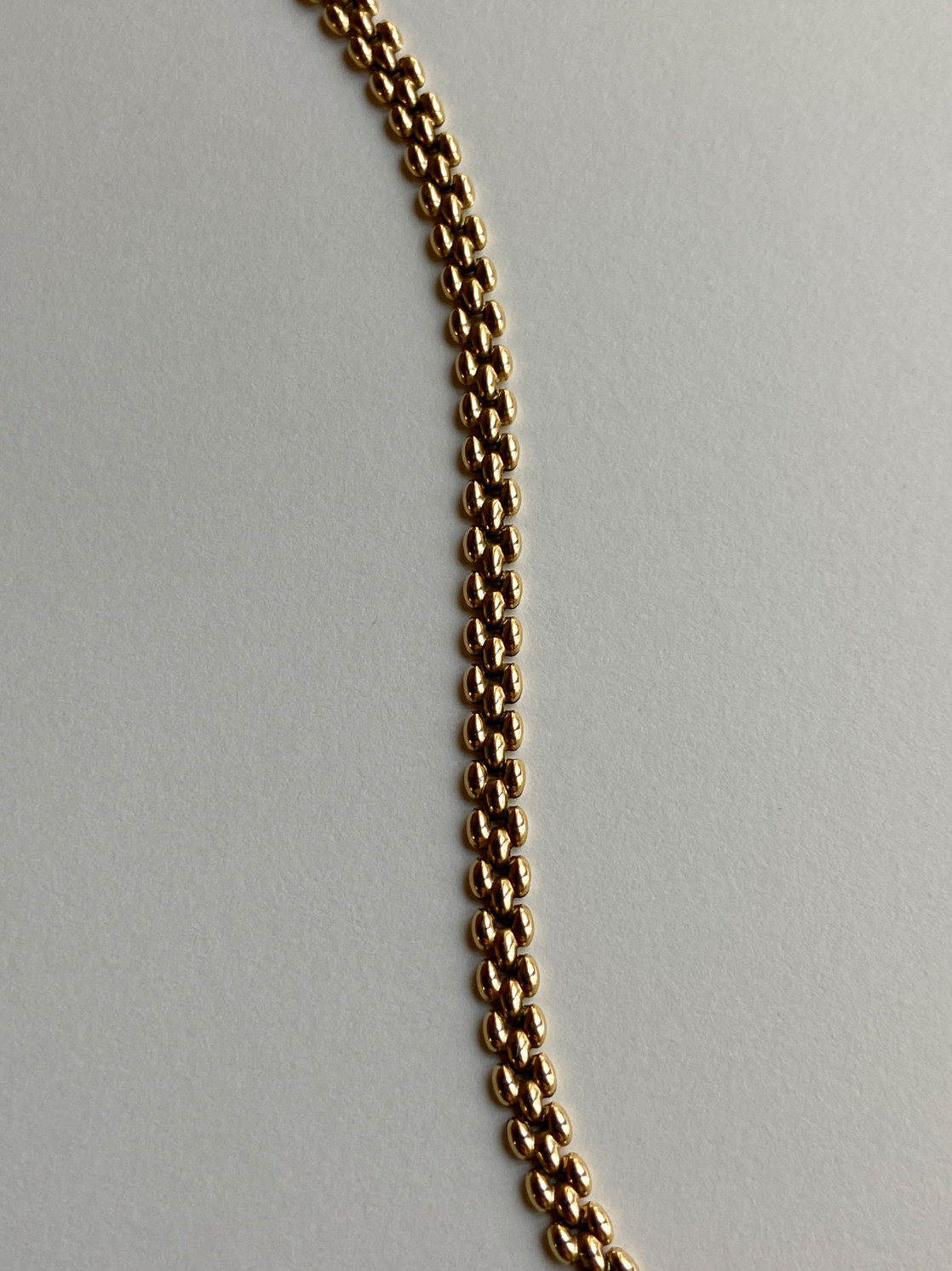 Vintage 14K Solid Yellow Gold Panther Bracelet