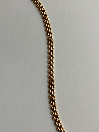 Vintage 14K Solid Yellow Gold Panther Bracelet