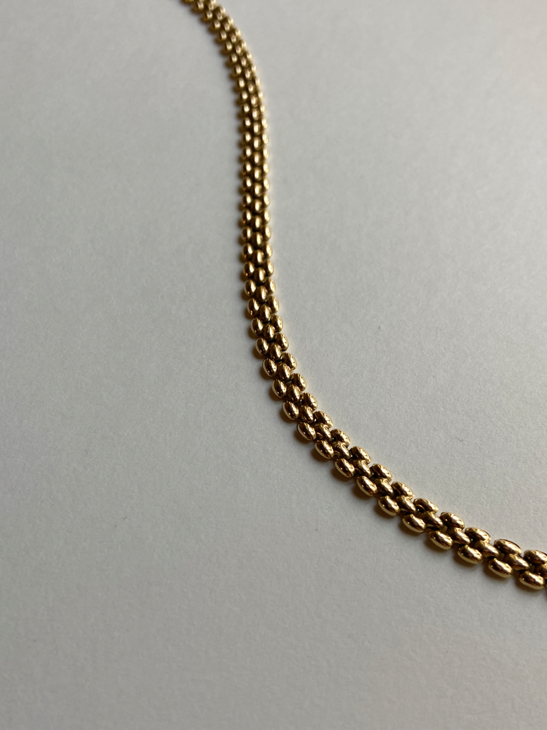 Vintage 14K Solid Yellow Gold Panther Bracelet