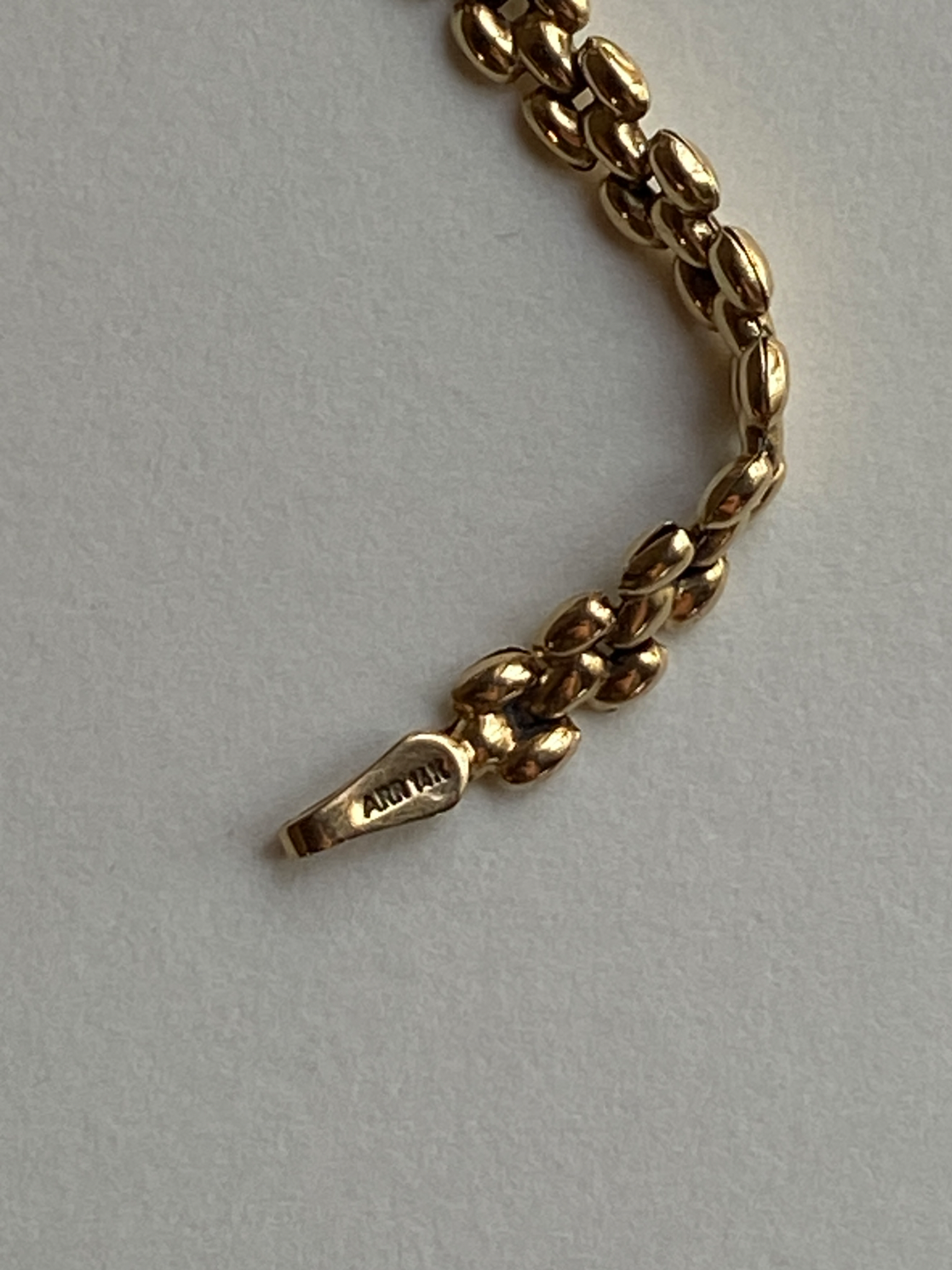 Vintage 14K Solid Yellow Gold Panther Bracelet