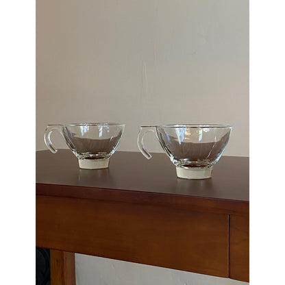 Vintage Punch Drinking Glasses, Set of 2