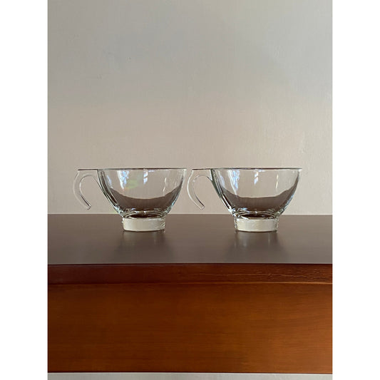 Vintage Punch Drinking Glasses, Set of 2