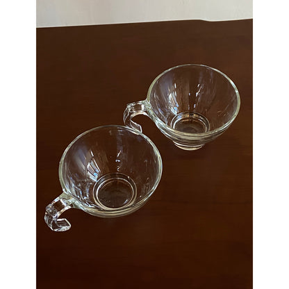 Vintage Punch Drinking Glasses, Set of 2